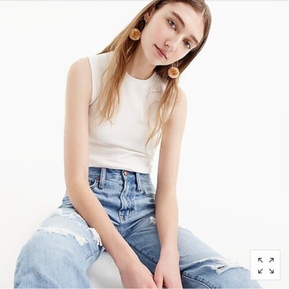 New J. Crew Cotton Jackie shell in Pink Size S $68 Style 29349 - Picture 5 of 8